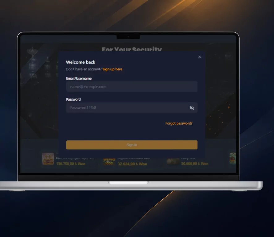 Pusulabet login screen